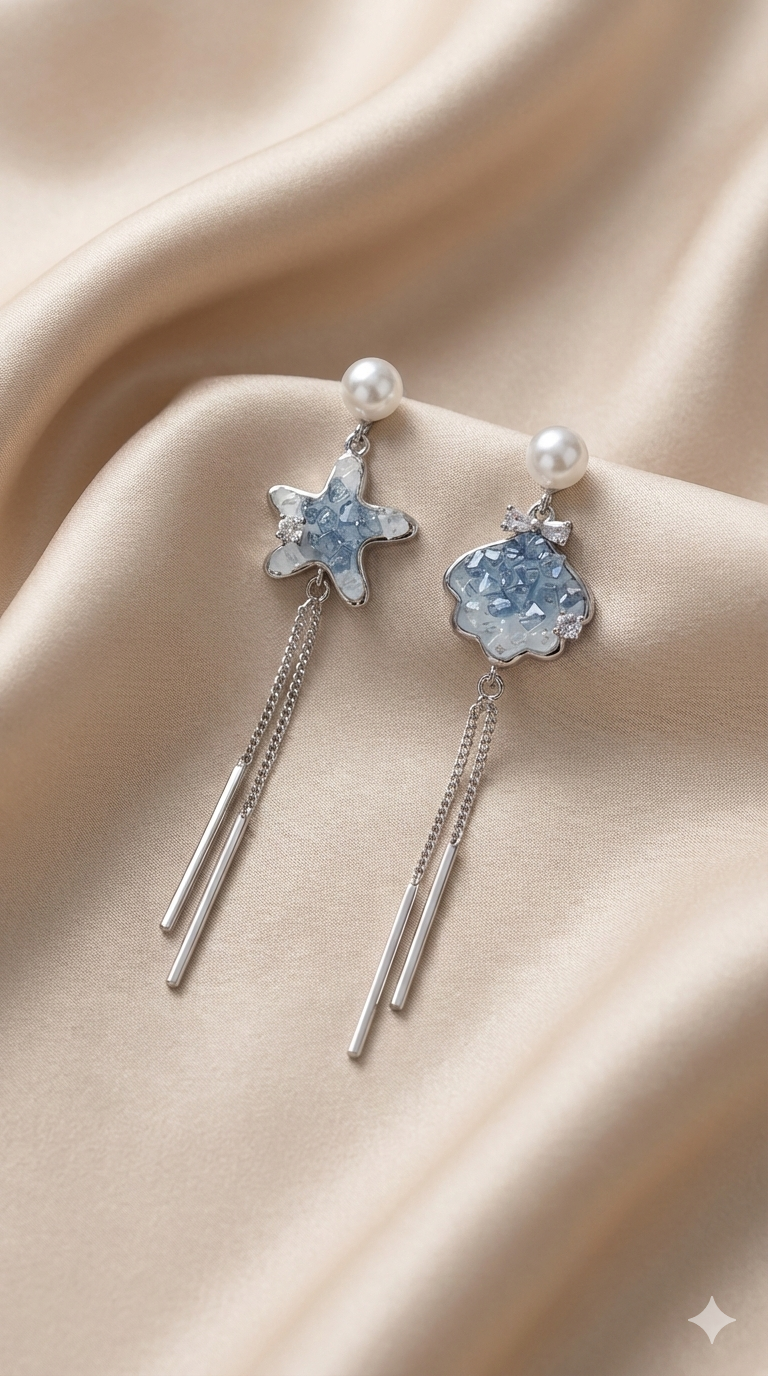 D’ORO Celestial Tide Earrings