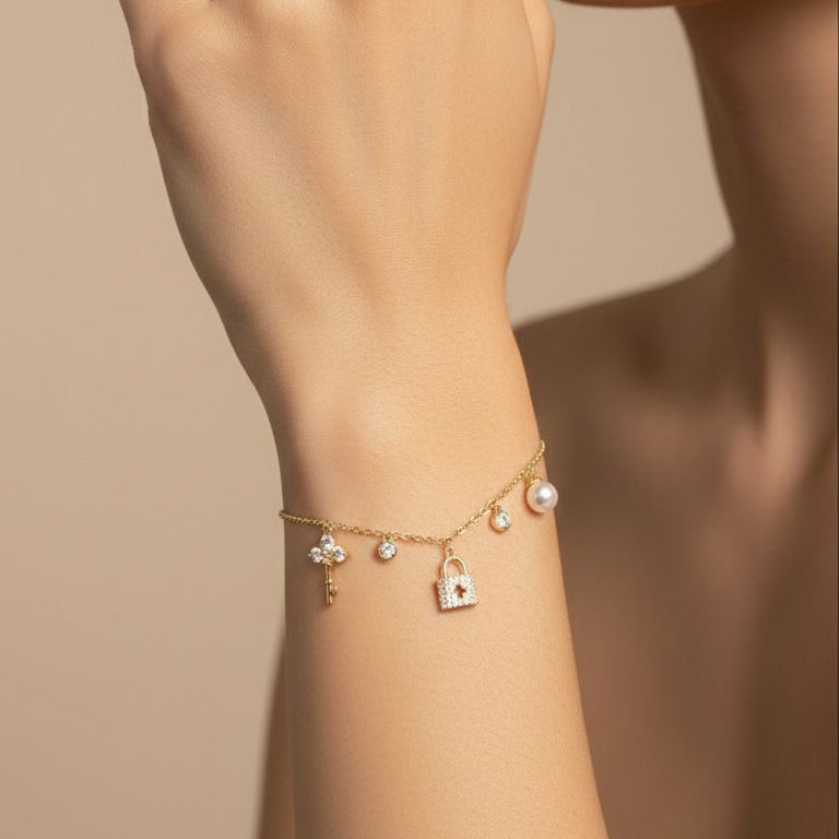 💛 D’ORO – Key to My Heart Bracelet