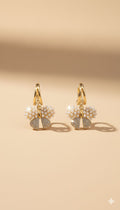 D'ORO- MONARCH EARRING